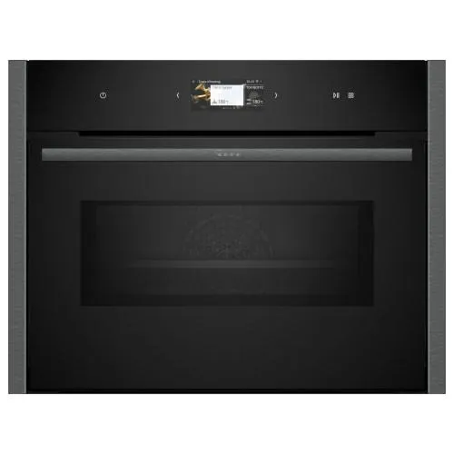 NEFF C24MS31G0B N90 Compact Oven with Microwave - Graphite Grey