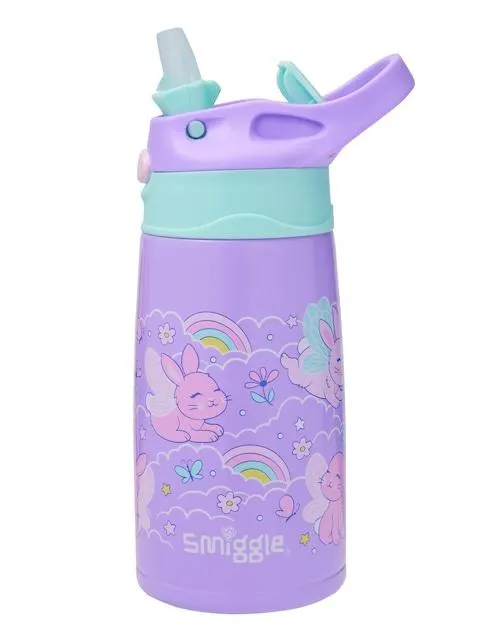 Blast Off Junior Stainless Steel Flip Drink Bottle 400Ml