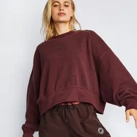 Women Sweatshirts • Burgundy Crush-Black
