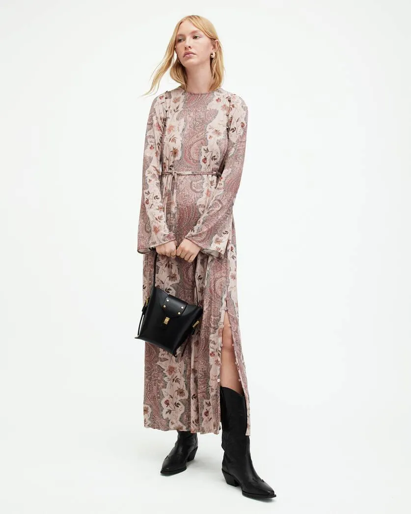 Susannah Cascade Paisley Maxi Dress
