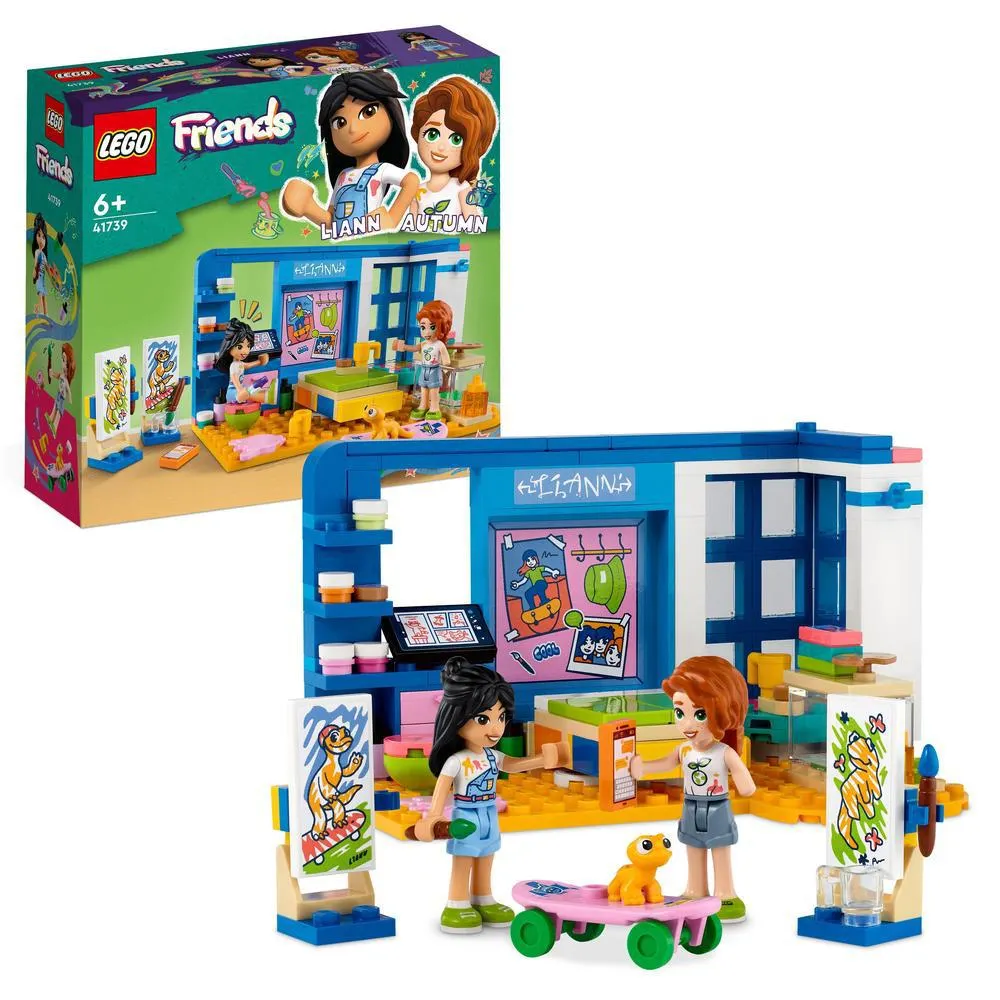 LEGO® 41739 Friends Liann'S Room Mini-Doll & Toy Pet Playset