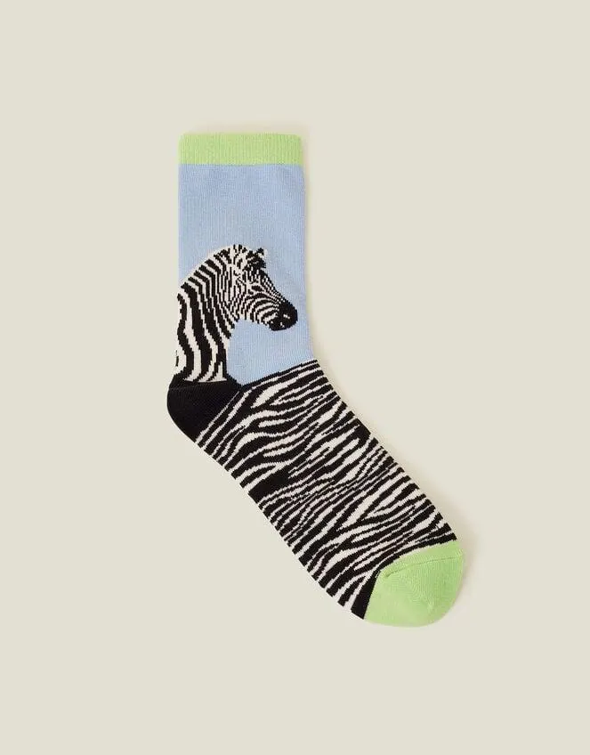 Melting Zebra Socks