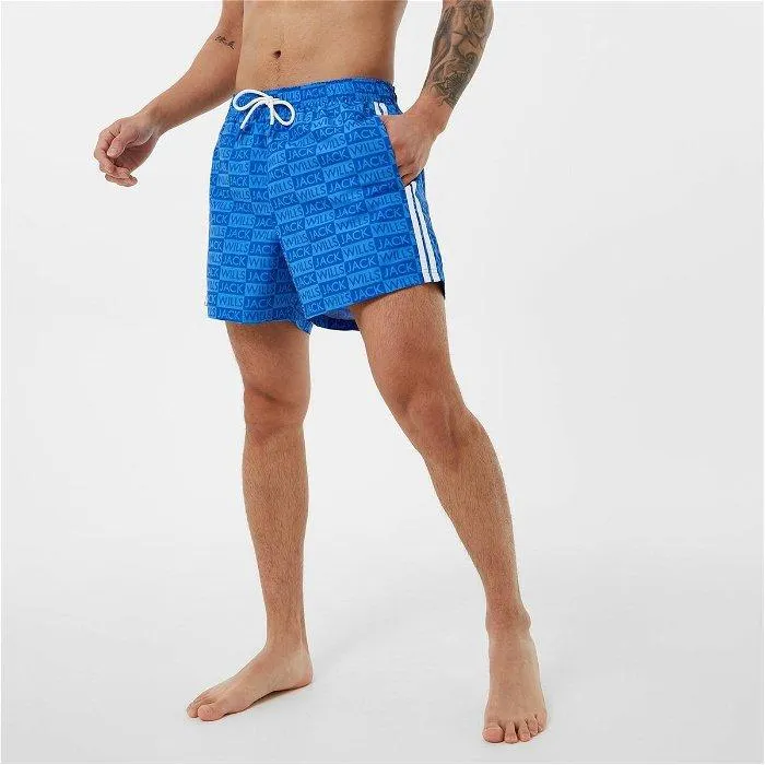 Jack Wills All Over Print Swim Shorts