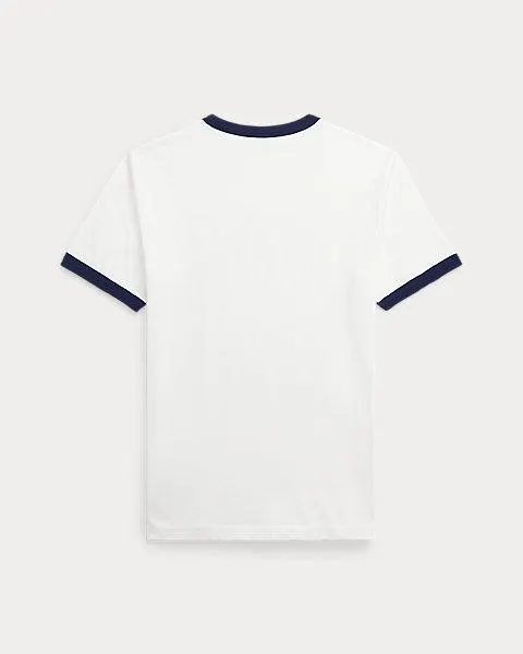 Triple-Pony Logo Cotton Tee
