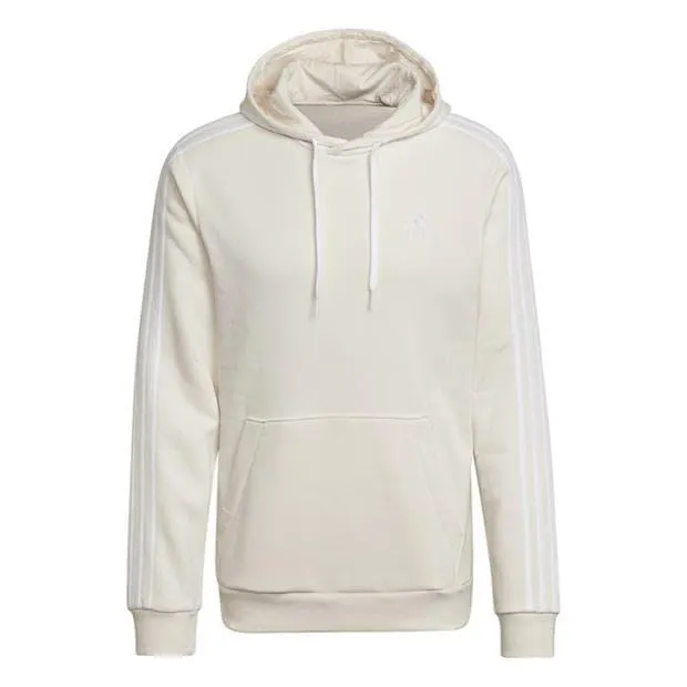 Essentials Fleece 3-Stripes Hoodie Mens
