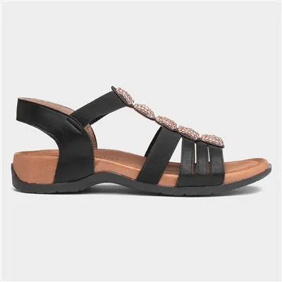 Keswick Womens Black Sandals