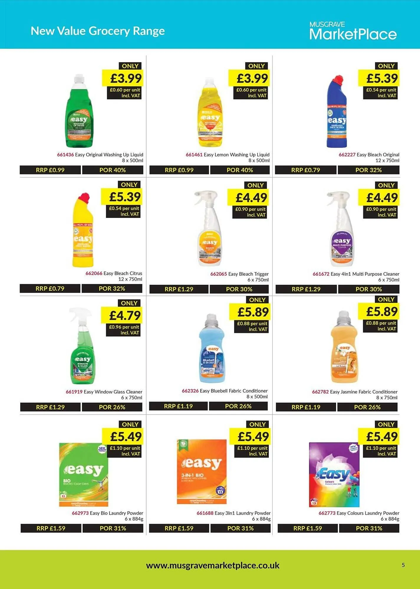 Musgrave MarketPlace leaflet from 25 August to 14 September 2025 - Catalogue Page 5