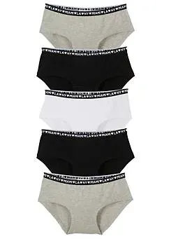 bonprix Kids Pack Of 5 Hipster Briefs