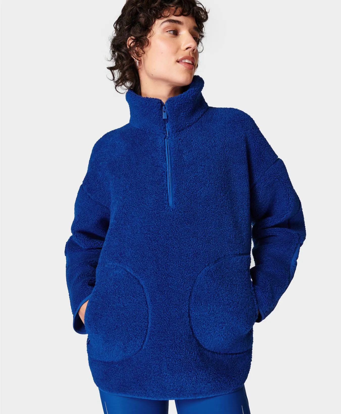 Plush Textured Half Zip