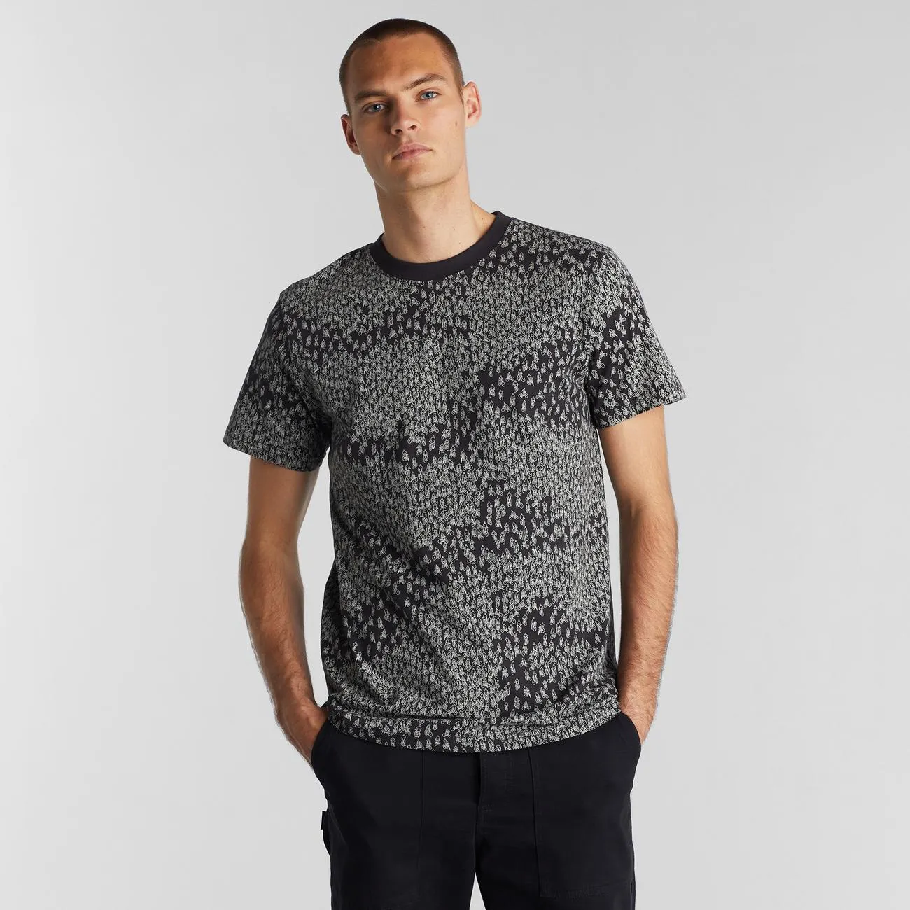 T-shirt Stockholm Bike Crowd Charcoal