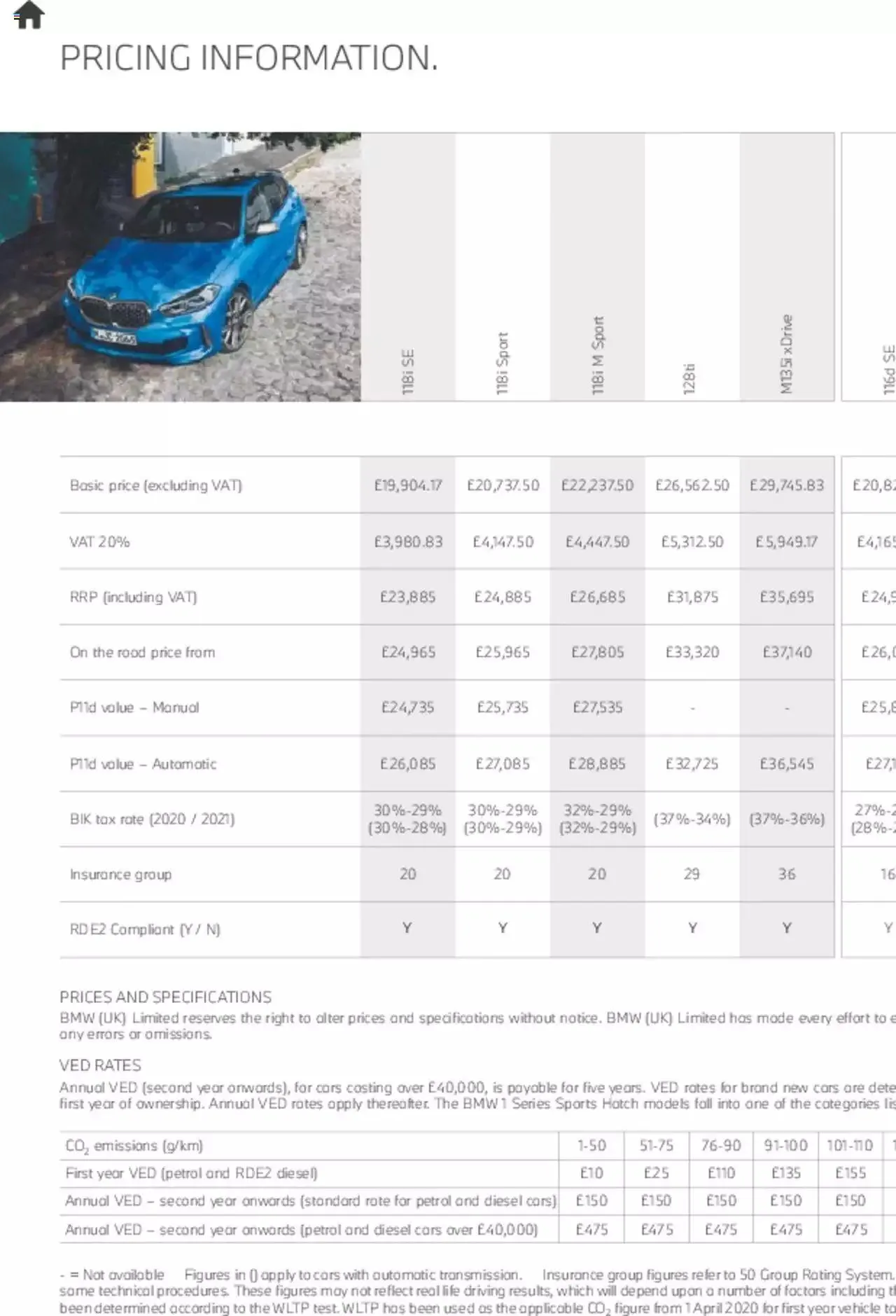 BMW - 1 Series Brochure from 1 January to 31 December 2023 - Catalogue Page 47