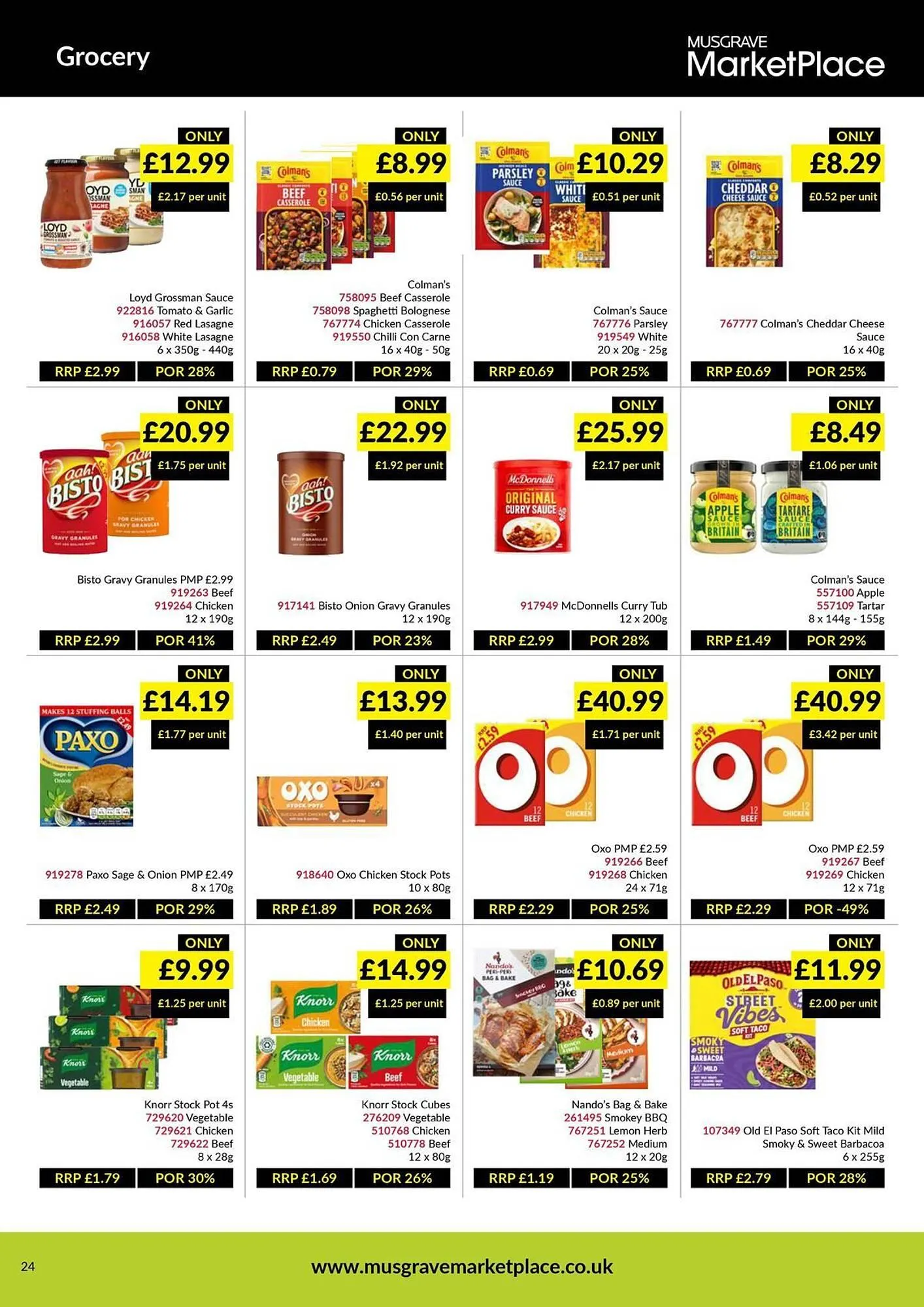 Musgrave MarketPlace leaflet from 9 March to 29 March 2026 - Catalogue Page 24