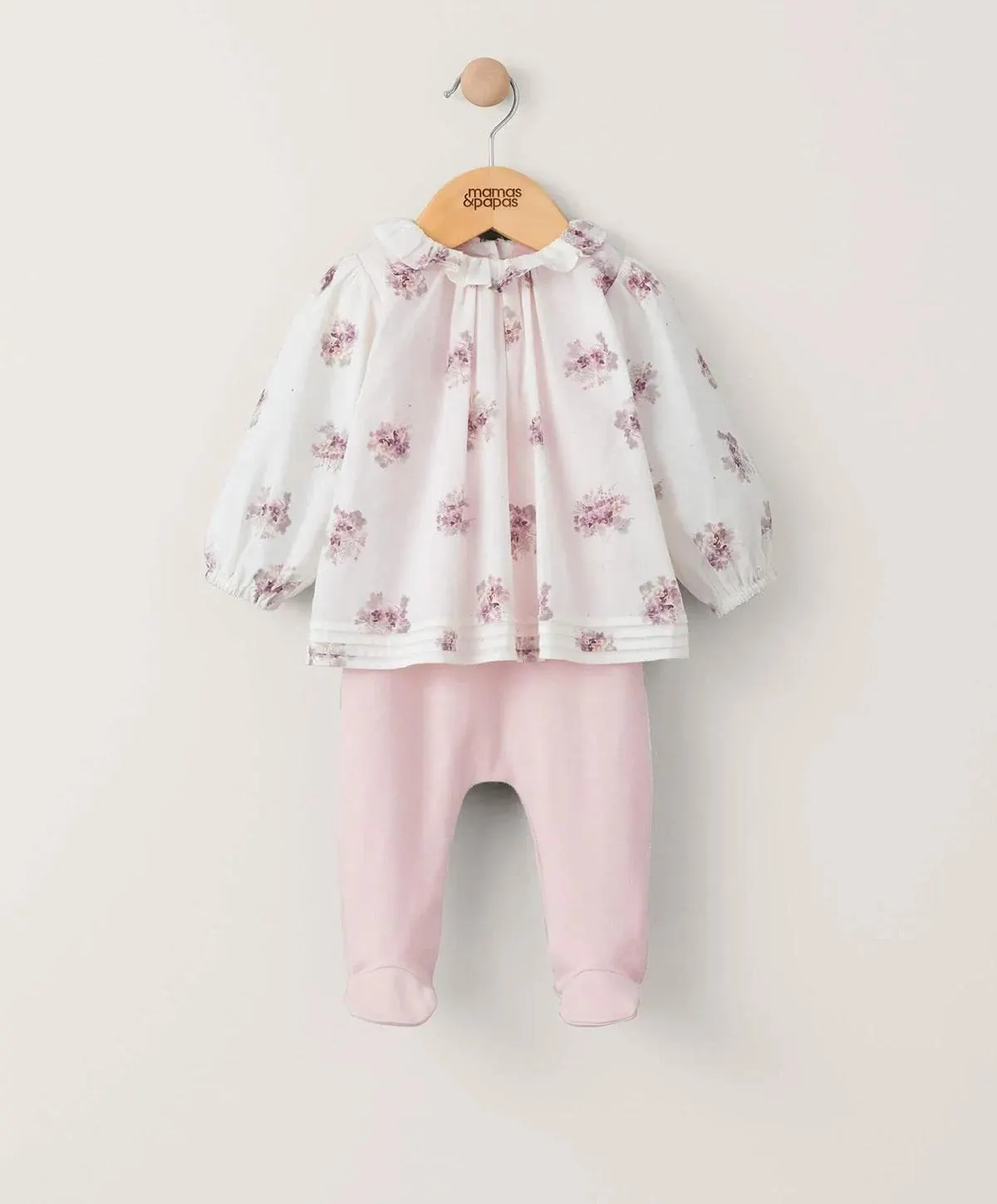 All In One Mock Blouse - Floral Print