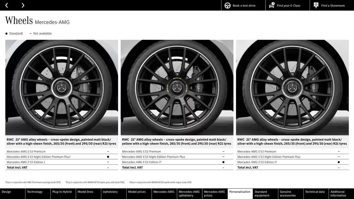 Mercedes Benz New E-Class Saloon from 9 November to 9 November 2025 - Catalogue Page 59