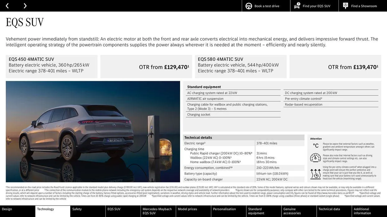 Mercedes Benz New EQS SUV from 22 August to 22 August 2025 - Catalogue Page 14