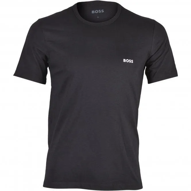 3-Pack Crew-Neck T-Shirts, Brown/White/Black