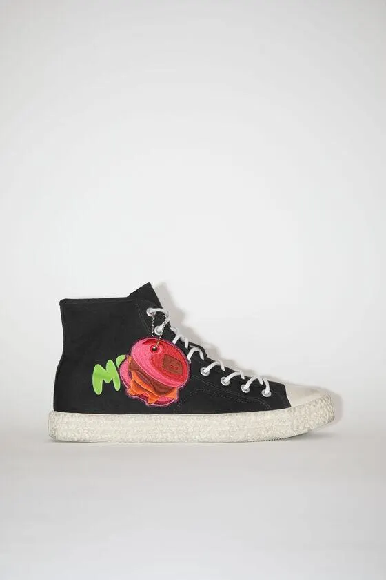 Print high top sneakers