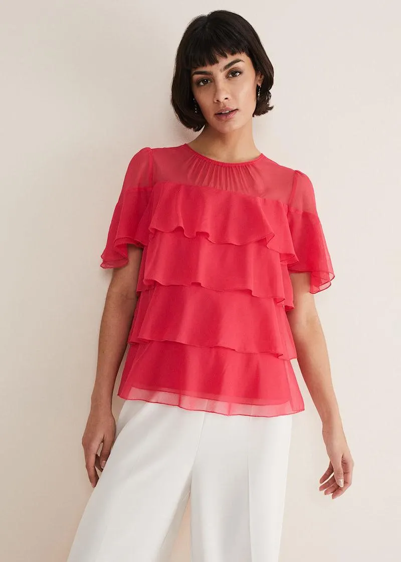 Stacey Ruffle Blouse