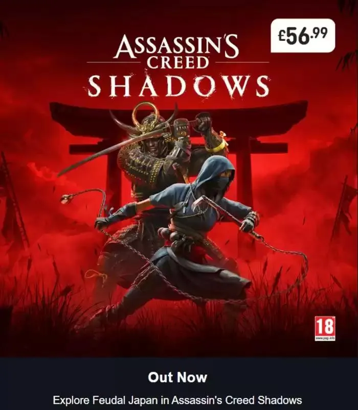 Explore Feudal Japan in Assassin's Creed Shadows from 21 March to 14 April 2025 - Catalogue Page 2