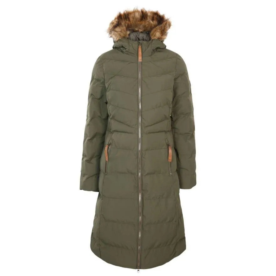 Trespass Womens Padded Jacket Long Length Audrey X