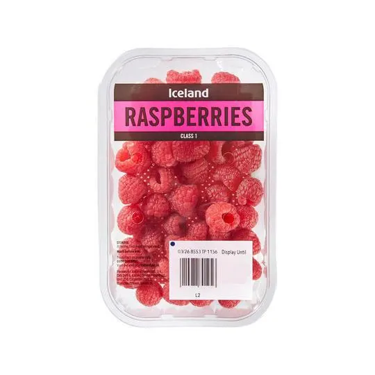 Iceland Raspberries 125g