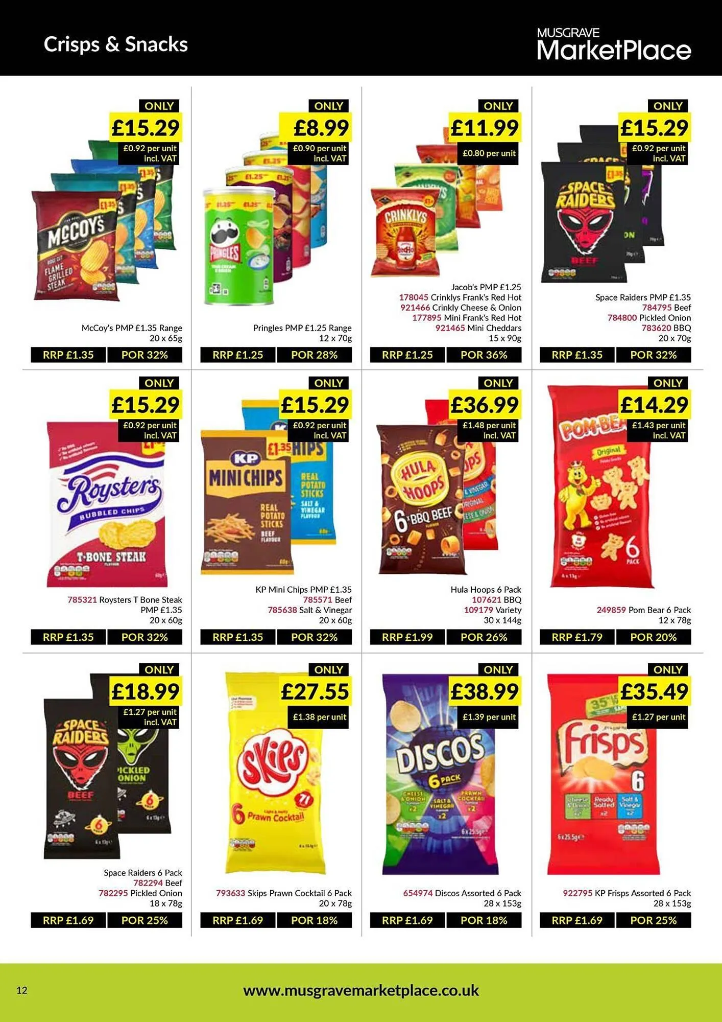 Musgrave MarketPlace leaflet from 26 January to 15 February 2026 - Catalogue Page 12