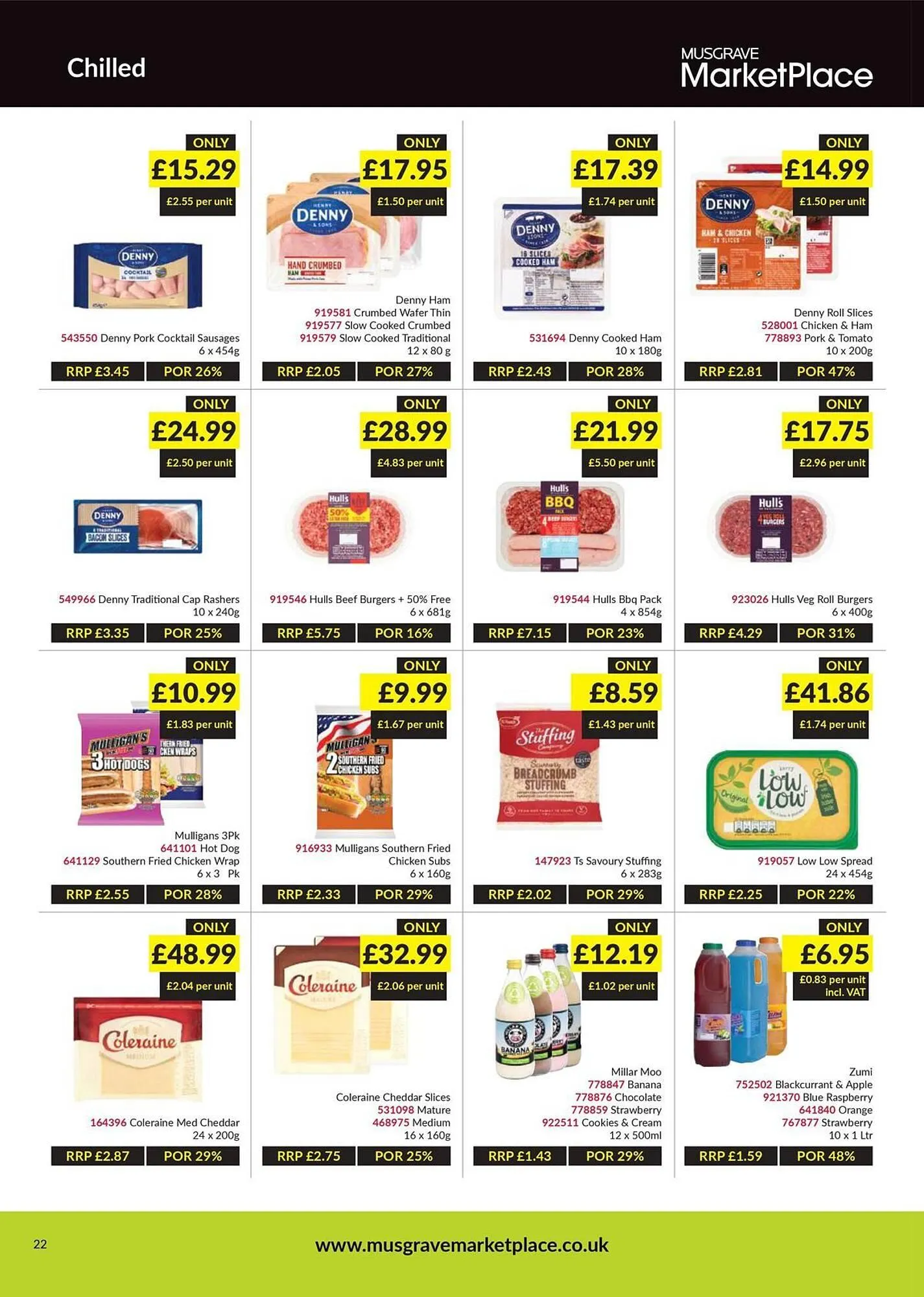 Musgrave MarketPlace leaflet from 25 August to 14 September 2025 - Catalogue Page 22