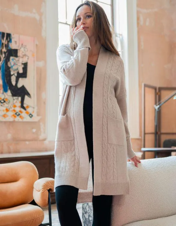 Merino Maternity Cardigan