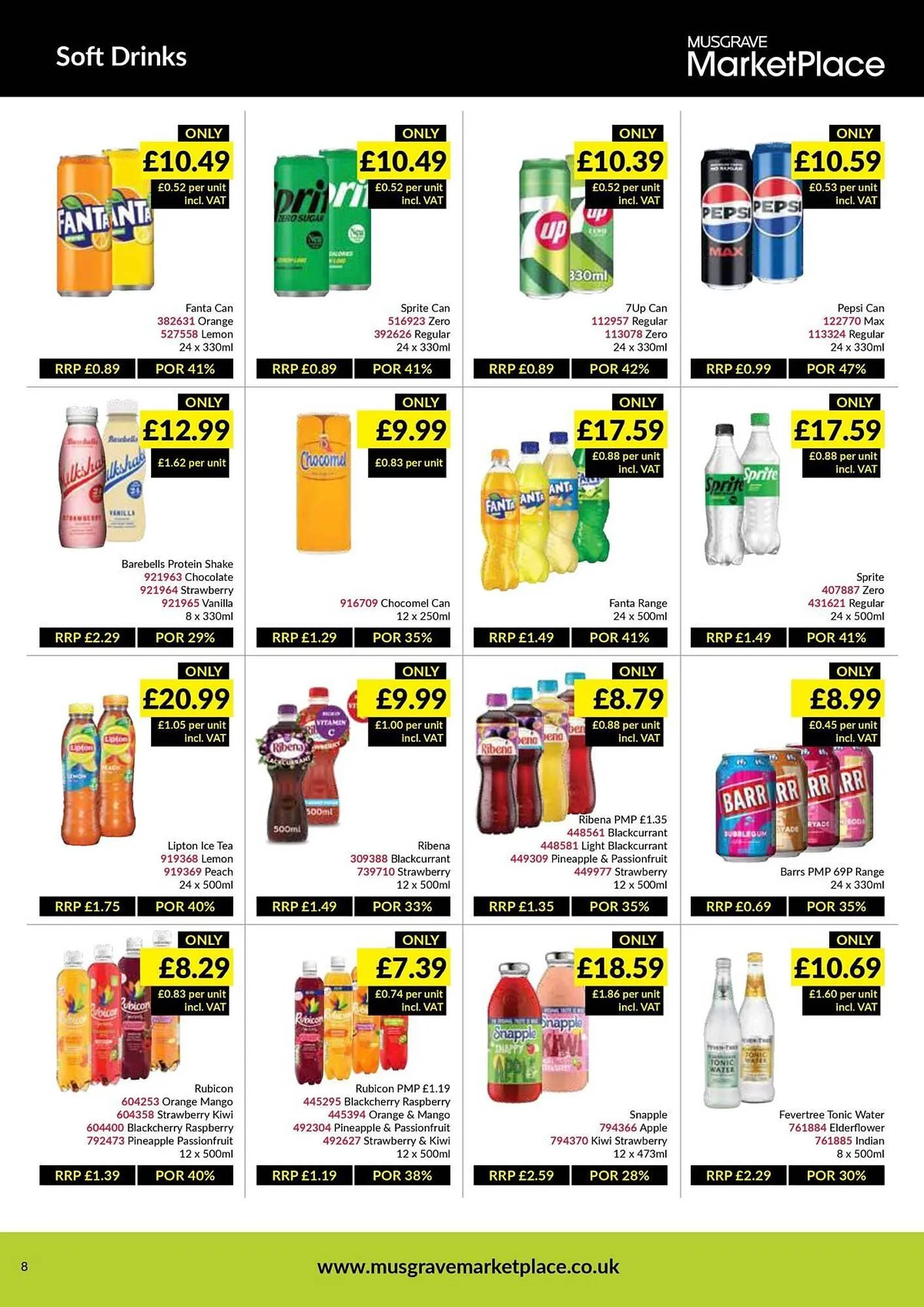 Musgrave MarketPlace leaflet from 3 June to 22 June 2025 - Catalogue Page 8