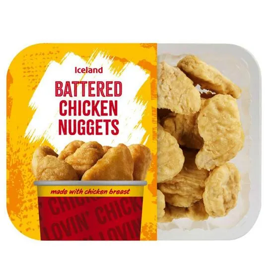 Iceland Battered Chicken Nuggets 540g