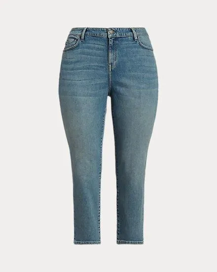Mid-Rise Straight Ankle Jean