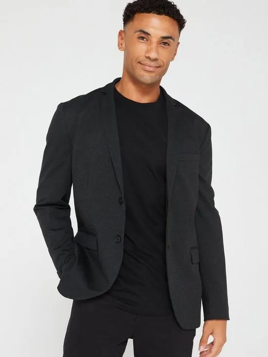 Jack & Jones Premium Stretch Slim Fit Blazer - Black