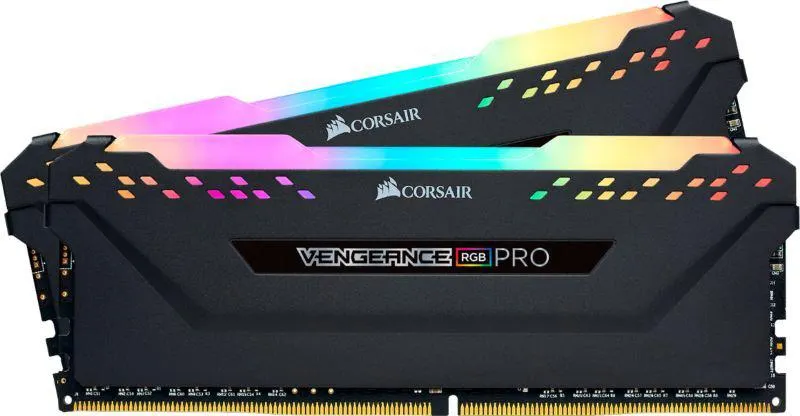 Corsair Vengeance RGB PRO Black 16GB 3600 MHz AMD Ryzen Tuned DDR4 Memory Kit