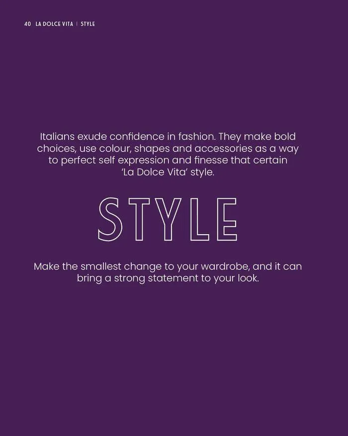 La Dolce Vita Guide from 21 May to 31 December 2024 - Catalogue Page 40