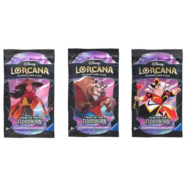 Disney Lorcana Trading Card Game: Rise Of The Floodborn Booster Pack Assortment