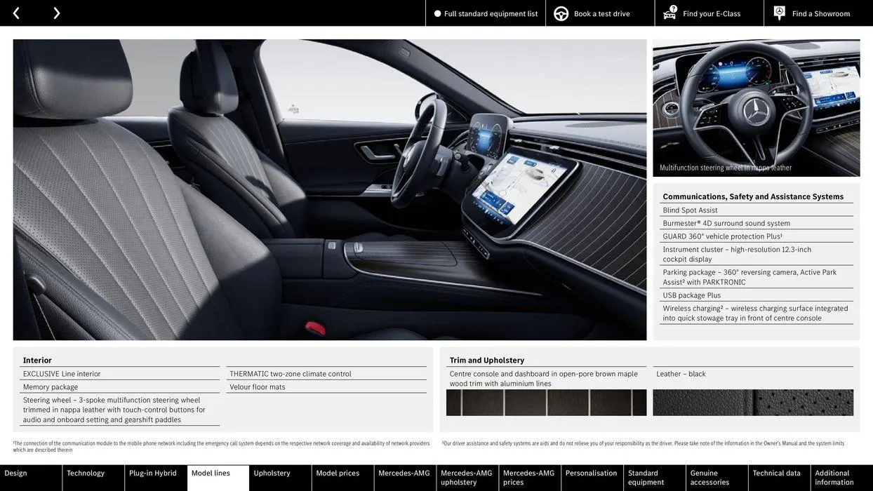 Mercedes Benz New E-Class Saloon from 31 August to 31 August 2025 - Catalogue Page 31