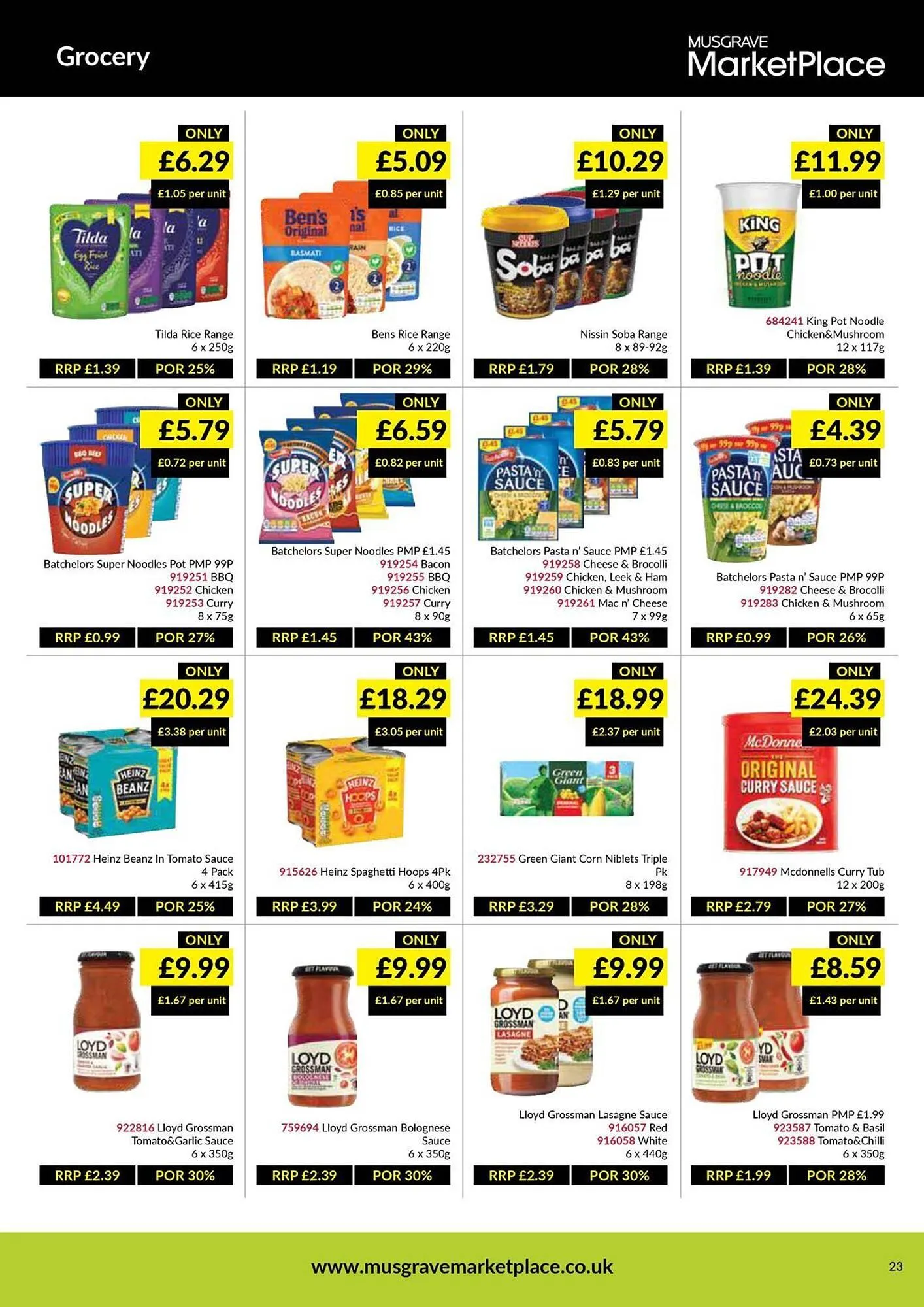 Musgrave MarketPlace leaflet from 3 June to 22 June 2025 - Catalogue Page 23