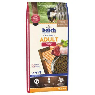 bosch Adult Lamb & Rice Dry Dog Food