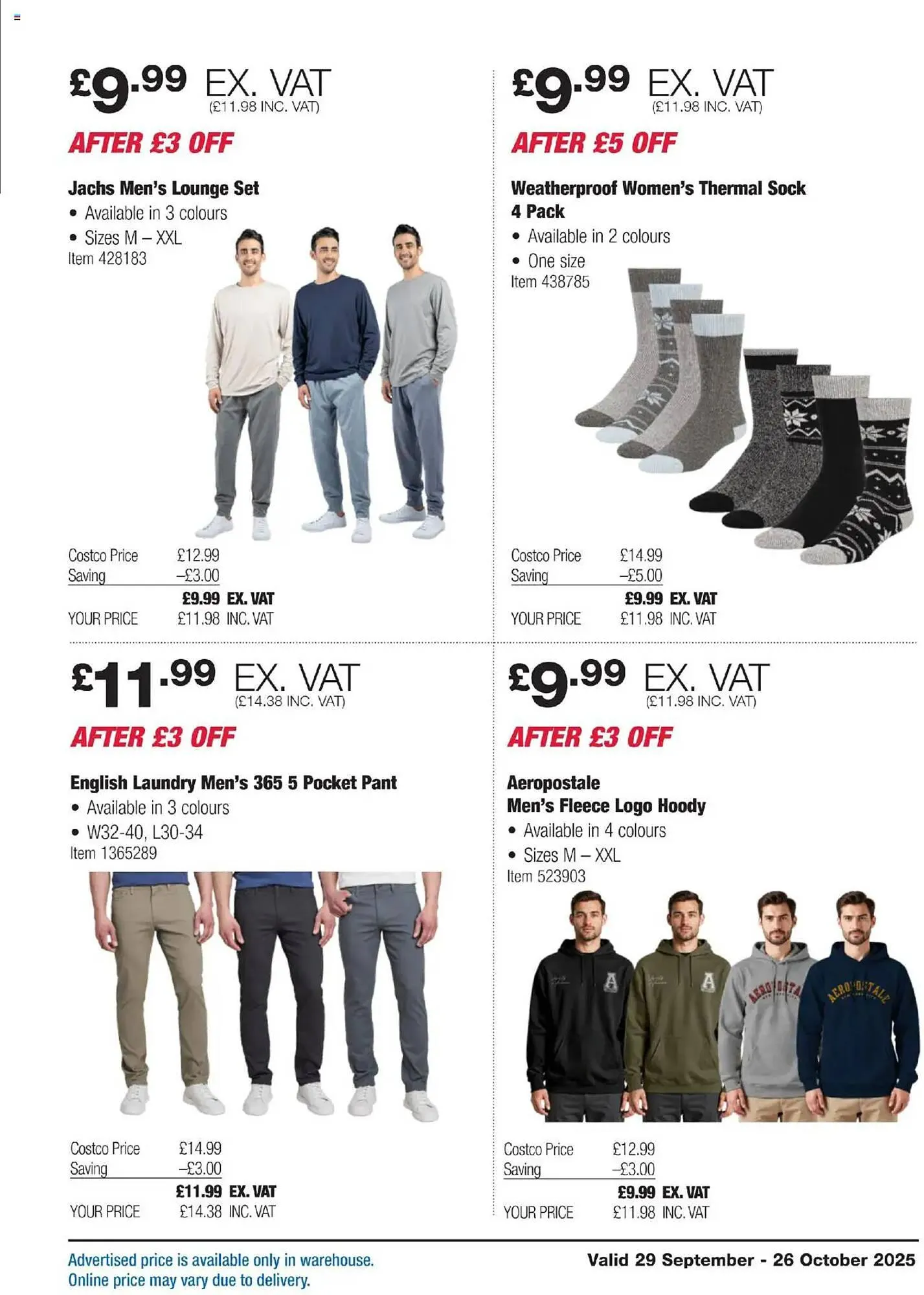 Costco leaflet from 29 September to 26 October 2025 - Catalogue Page 13