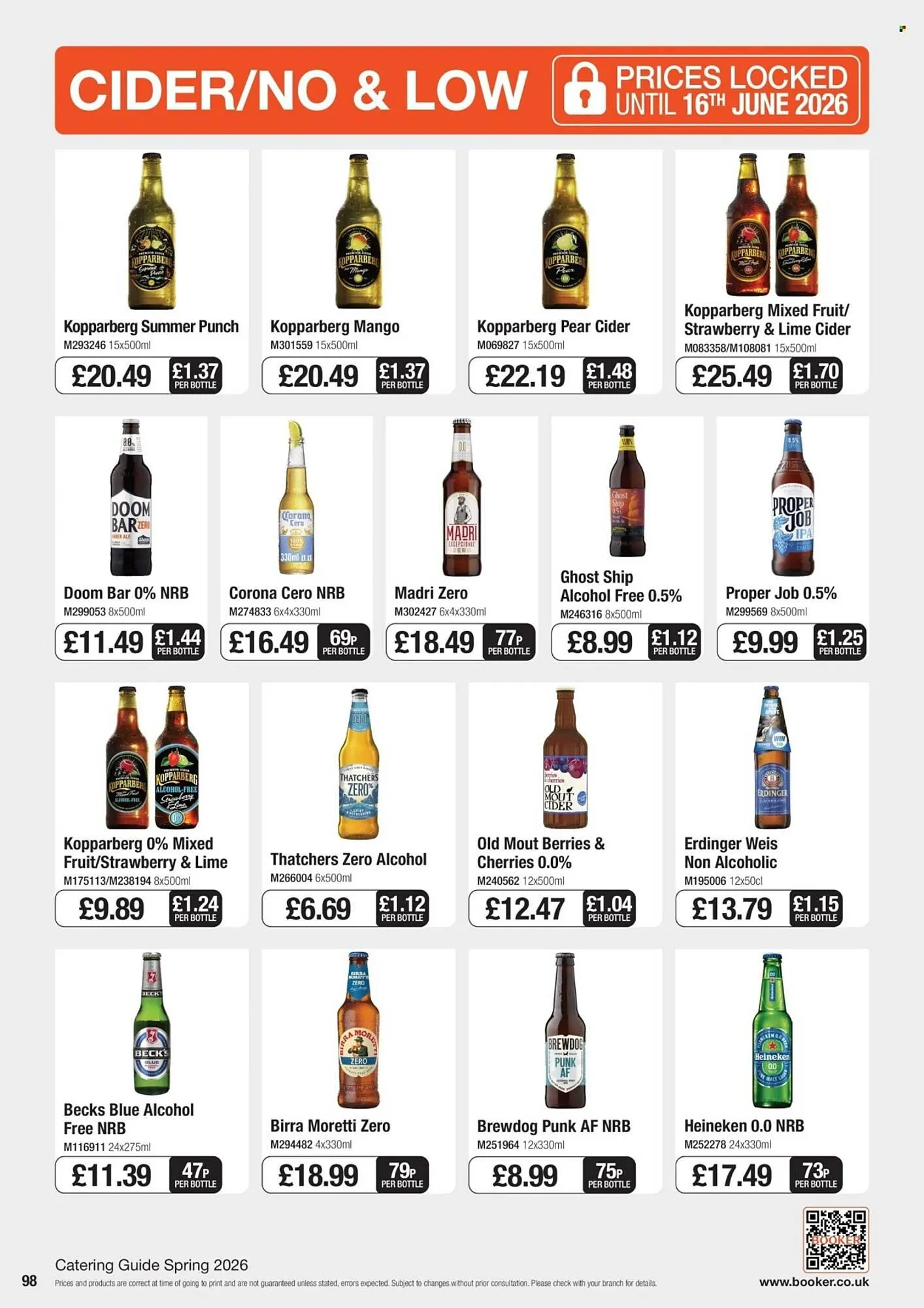 Booker Wholesale brochure from 4 March to 16 June 2026 - Catalogue Page 98