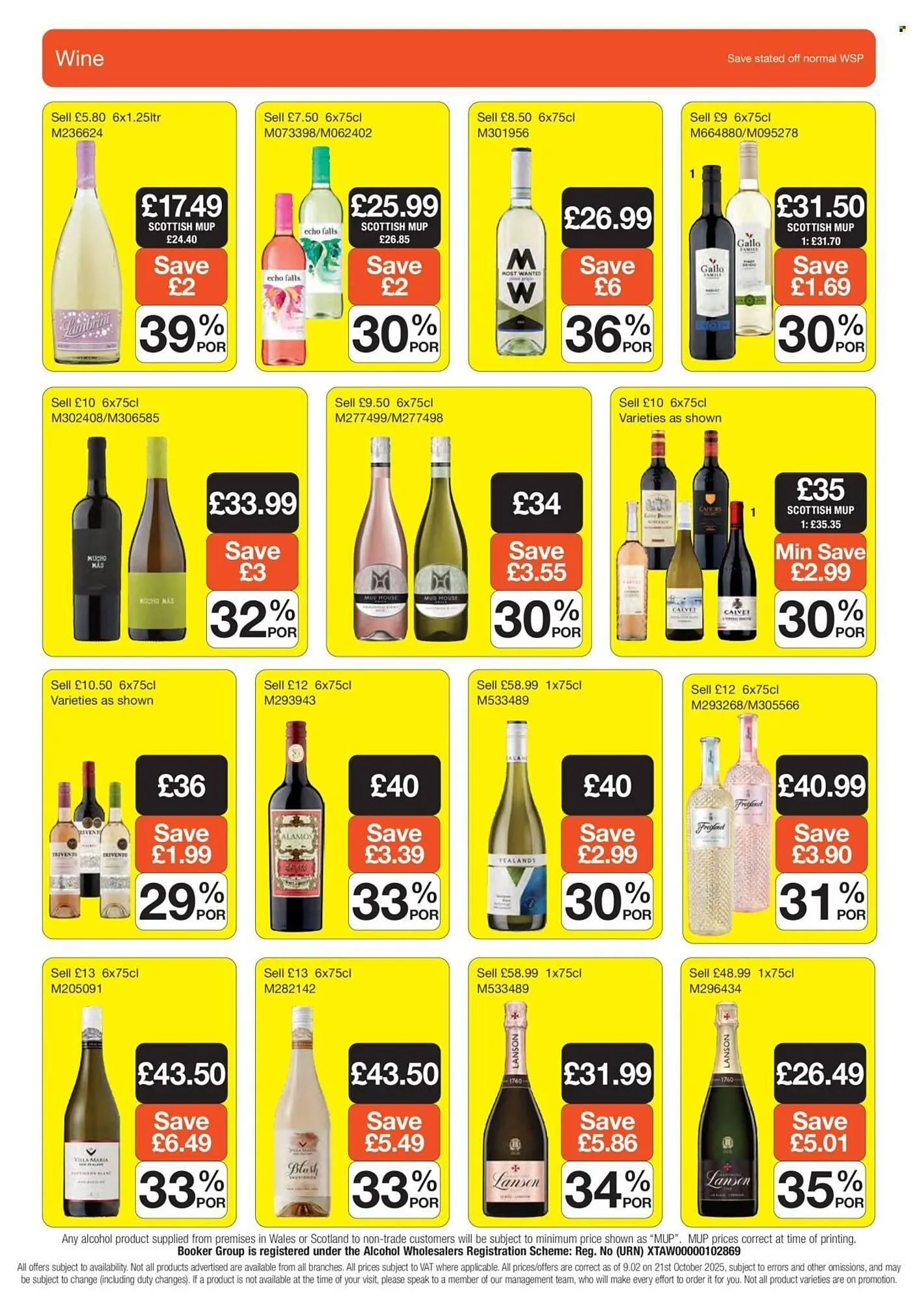 Booker Wholesale brochure from 5 November to 2 December 2025 - Catalogue Page 14