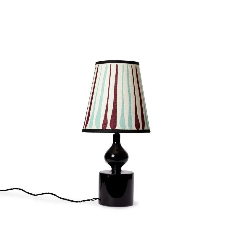 Small Ceramic Lamp in Black