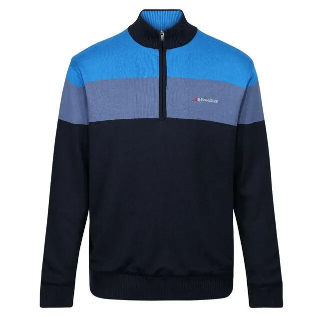 Benross Men's Lined Half Zip Golf Mid Layer