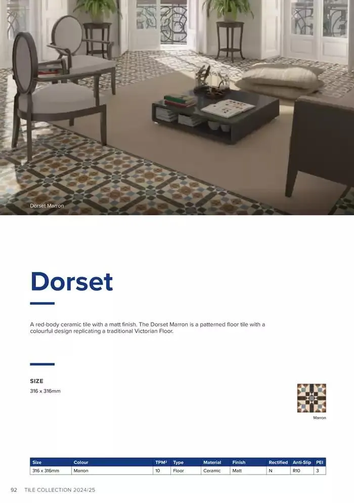 Tile Collection from 14 January to 31 May 2025 - Catalogue Page 92