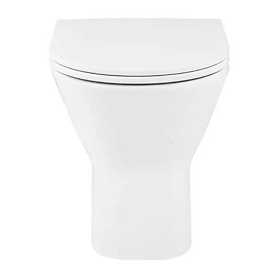 Bathstore Falcon Back to Wall Toilet - White