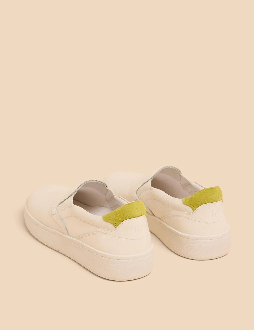 Leather Slip On Trainers