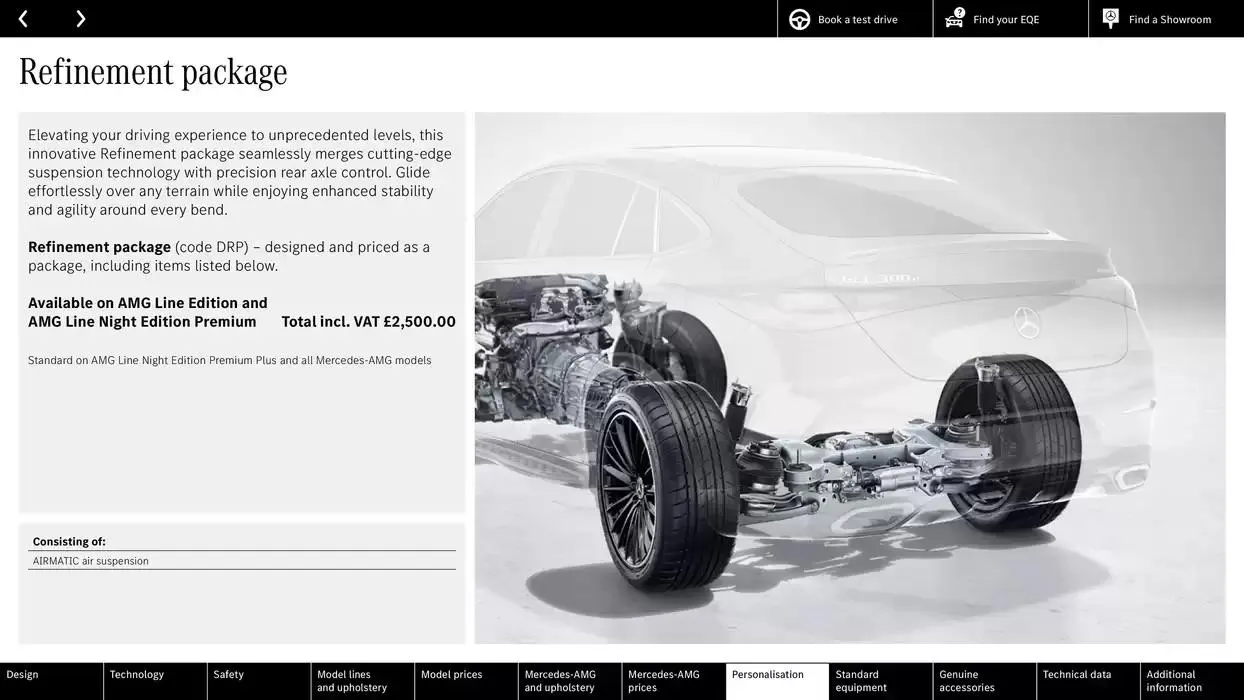 Mercedes Benz EQE Saloon from 24 October to 24 October 2025 - Catalogue Page 51