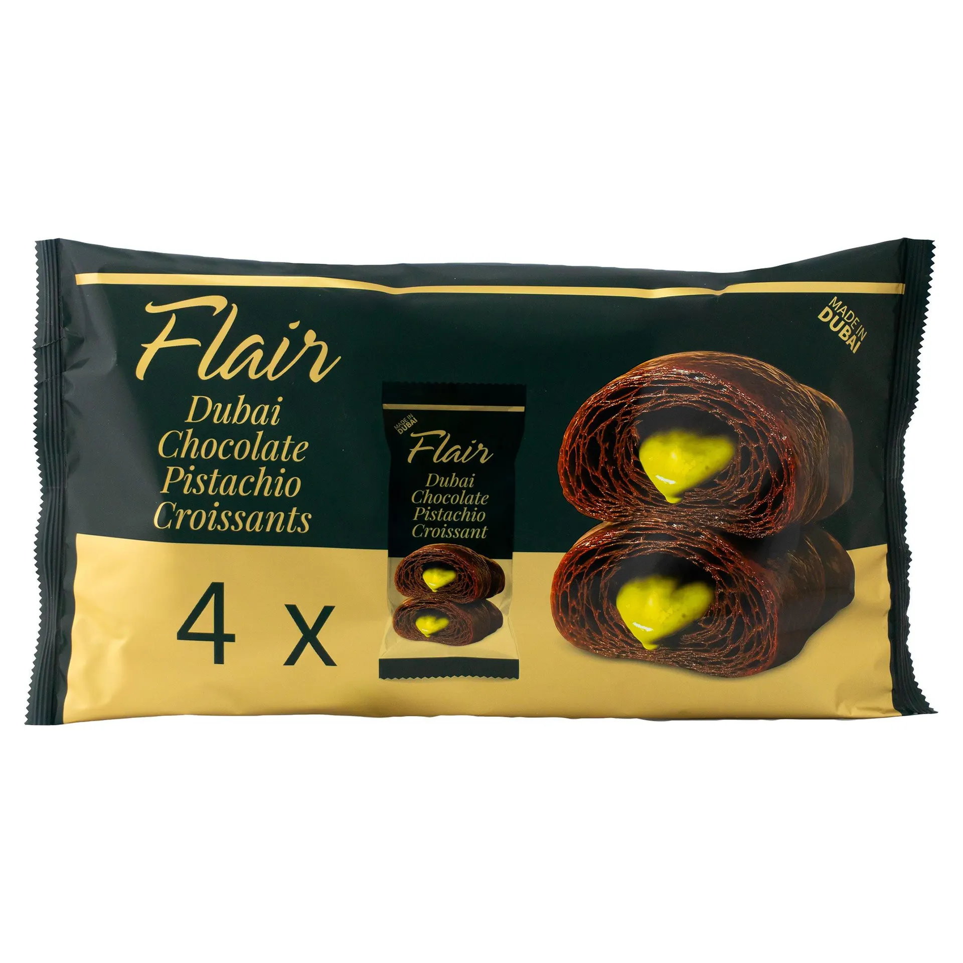 Flair Dubai Chocolate Pistachio Croissants 40 x 4 (160g)