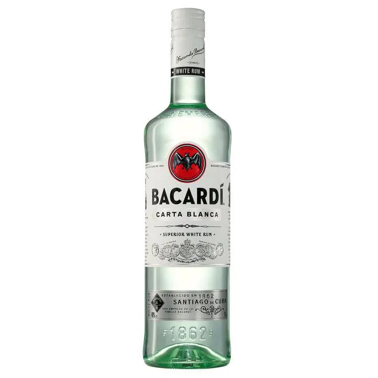 Bacardi White Rum, 1L