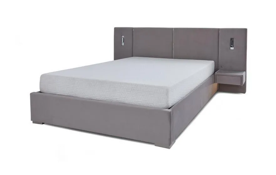 Double Ottoman Bed with Bedside Tables